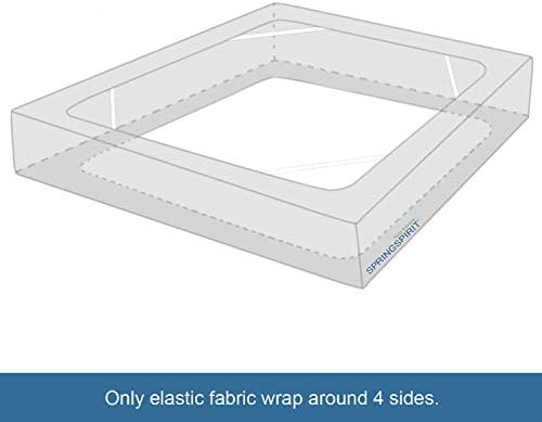 Box Spring Cover Queen Size with Smooth and Elastic Woven Material - Image 3
