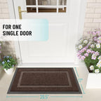 OLANLY Front Door Mat Outside 29.5x17, All-Season Heavy-Duty Rubber Doormat - Image 2