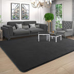 AROGAN 4x6 Area Rugs for Living Room Non Slip Dorm Bedroom Rug, Dark Grey - Image 5
