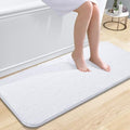 OLANLY Bathroom Runner Rugs 47x20, Extra Soft Absorbent Chenille Bath Rugs by OLANLY