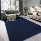 AROGAN Shag Runner Rug for Hallways, 2x6 Feet Washable Rugs, Navy Blue - Image 7