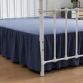 Bed Skirt Twin Size Ruffled Bed Skirts with Split Corners by xuandian