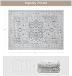 Washable Rugs 5x7 Area Rugs for Living Room,Bedroom,Dining Room,Playroom - Image 2