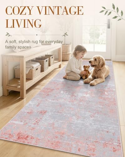 OLANLY 2x6 Washable Runner Rug, Soft Non Slip Carpet for Hallway Kitchen - Image 3
