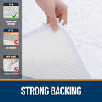 OLANLY Large Bathroom Rugs 70x46, Extra Soft Absorbent Chenille Bath Rugs - Image 6