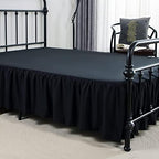 Bed Skirt Full Size Ruffled Bed Skirt with Split Corners - Image 3