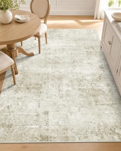OLANLY 3x5 Washable Accent Rug, Soft Non Slip Carpet for Entryway Bedside by OLANLY