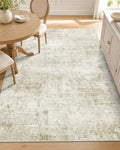 OLANLY 3x5 Washable Accent Rug, Soft Non Slip Carpet for Entryway Bedside by OLANLY