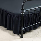 Bed Skirt Full Size Ruffled Bed Skirt with Split Corners by xuandian