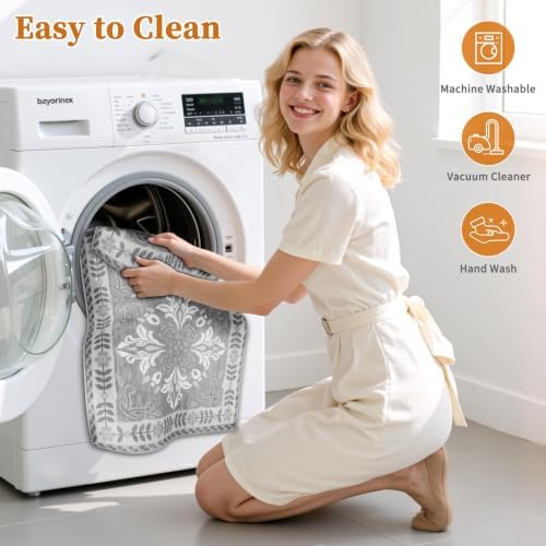Kitchen Rugs Set of 3, Non Slip Washable Floor Mats with Water Absorbent - Image 5