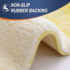 OLANLY Luxury Toilet Rugs U-Shaped 24x20, Soft Absorbent Microfiber Mat - Image 5