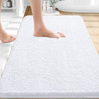 OLANLY Bathroom Rugs 30x20, Extra Soft Absorbent Chenille Bath Rugs by OLANLY