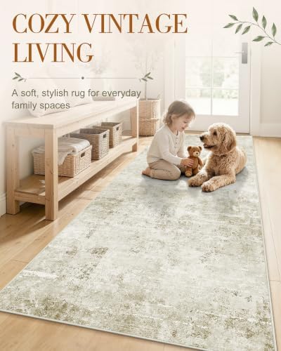 OLANLY 2'6"x14' Washable Runner Rug, Non Slip Carpet for Hallway Kitchen - Image 3