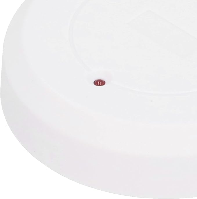 Glass Break Detector, 9-16V DC Wired Glass Break Detector Round Shape Door Window Break in Sensor with Tamper Alarm Ceiling and Wall Mount for Home Door and Window Security