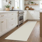 EARTHALL Washable Runner Rug, Non Slip Bedside Rug, 2x7 Ft, Cream/Grayish - Image 6