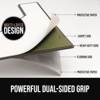 GORILLA GRIP® Extra Wide Rug Grippers for Hardwood Floor, 4 Pack - Image 3
