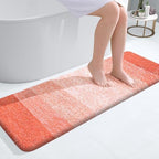 OLANLY Bathroom Runner Rug 47x17, Extra Soft Absorbent Microfiber Bath Rugs by OLANLY