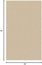 EARTHALL Washable Entryway Rug, Non Slip, 3x5 Ft, Golden Beige/White - Image 2