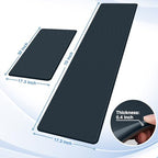 StepRite Kitchen Mats for Floor, 2-Piece Anti-Fatigue Rugs, Dark Charcoal - Image 2