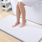 OLANLY Bathroom Runner Rugs 40x24, Extra Soft Absorbent Chenille Bath Rugs by OLANLY