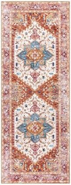 Yamaziot Washable Runner Rug, 2x6 Non-Slip Boho Vintage Hallway Kitchen Rug - Image 3