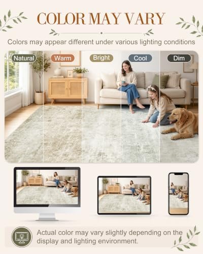 OLANLY 2x8 Washable Runner Rug, Soft Non Slip Carpet for Hallway Kitchen - Image 2