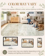 OLANLY 5x7 Washable Area Rug, Soft Non Slip Carpet for Bedroom Living Room - Image 2