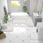 OLANLY Large Bathroom Rugs 70x46, Extra Soft Absorbent Chenille Bath Rugs - Image 2