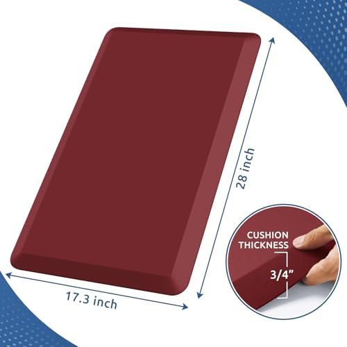 0.8" Thick Kitchen Mat Cushioned Anti Fatigue Rug Comfort Floor Mats - Image 2