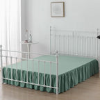 Bed Skirt King Size Ruffled Bed Skirt with Split Corners - Image 3