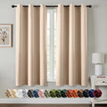 MIULEE Blackout Curtains for Bedroom 2 Panels 40 x 54 Inch Long Beige by MIULEE
