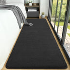 AROGAN 2x8 Runner Rug for Hallway, Long Runner Rugs Non Slip, Dark Grey - Image 2
