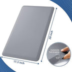 KitchenClouds Kitchen Mat Cushioned Anti Fatigue Rug 17.3"x28" Waterproof Non Slip Standing Desk Mat Comfort Floor Mats for Kitchen House Sink Office (Grey) - Image 2