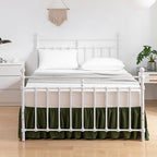 Bed Skirt King Size Ruffled Bed Skirt with Split Corners - Image 3