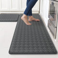 TranquilRelax 2-Piece Kitchen Mats, Cushioned Non-Slip Floor Mats, Grey by Unknown