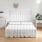 Bed Skirt Queen Size Ruffled Bed Skirt with Split Corners - Image 2
