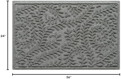 WaterHog Boxwood Front Door Mat Indoor Outdoor Entrance, All-Weather Mats - Image 2