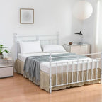 Bed Skirt Full Size Ruffled Bed Skirts with Split Corners - Image 6