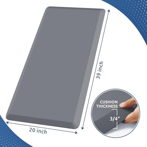 0.8" Thick Kitchen Mat Cushioned Anti Fatigue Rug Comfort Floor Mats - Image 2