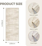 2x5 Rug Runners for Hallways Non Slip,Kitchen Rugs,Brown - Image 2