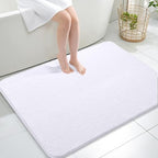 OLANLY Large Bathroom Rugs 40x32, Extra Soft Absorbent Chenille Bath Rugs by OLANLY