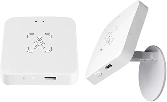 Startbuymore Human Presence Sensor For Zigpee/W1Fi, 5.8G/24G PIR Wired Motion Detector With Millimeter Wave Detection, Compatible TAYA Smert Home(B)