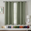 MIULEE Blackout Curtains for Bedroom 2 Panels 40 x 63 Inch Long Sage by MIULEE