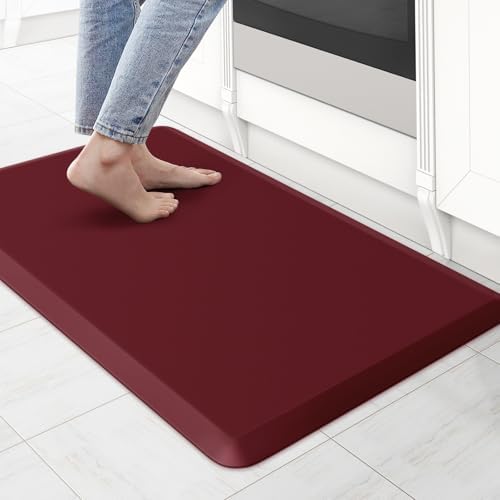 Kitchen Mat Cushioned Anti Fatigue Rug Standing and Comfort Floor Mats by KitchenClouds