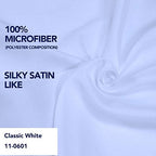 PureFit Wrap Around Ruffled Bed Skirt, White, Twin/Full - 22" Drop - Image 6