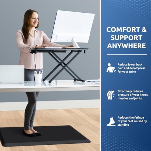 0.8" Thick Kitchen Mat Cushioned Anti Fatigue Rug Comfort Floor Mats - Image 4