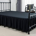 Bed Skirt Full Size Ruffled Bed Skirt with Split Corners - Image 6