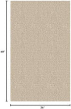 EARTHALL Washable Entryway Rug, Non Slip Area Rug, 3x5 Ft, Sand/Beige - Image 2