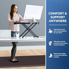 0.8" Thick Kitchen Mat Cushioned Anti Fatigue Rug Comfort Floor Mats - Image 4