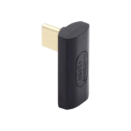 chenyang USB C Connector USB4 Type C 240W Power 40Gbps Data 8K Video Extension Connector Adapter Low Profile Right Angled